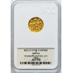 Byzantine Empire, Heraclius, Heraclius Constantine and Heroclanas, Solidus - GCN AU50