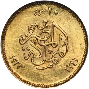 Egypt, 20 Piastres 1923 - GCN AU50