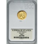Germany, Württemberg, Karl von Württemberg, 10 Mark Stuttgart 1878 F
