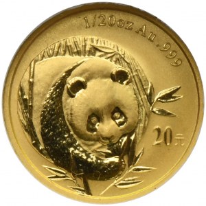 China, 20 Yuan 2003 - Panda - GCN PR69