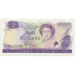 Neuseeland, 2 $ (1981-85) - Unterschrift von Hardie