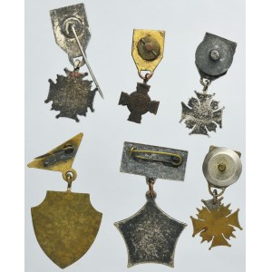 Set of badges and miniatures (6 pcs.)