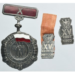PRL, Set of decorations (3 pcs.)