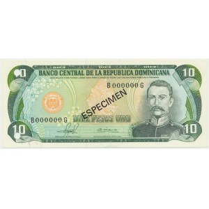 Dominican Republic, 10 Pesos Oro (1981) - SPECIMEN -