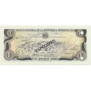 Dominican Republic, 1 Peso (1981) - SPECIMEN -