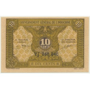 French Indochina, 10 Cents (1942)