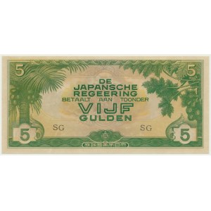 Netherlands East Indies, 5 Gulden (1942)