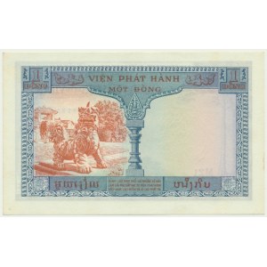 French Indochina, 1 Piastre (1954)