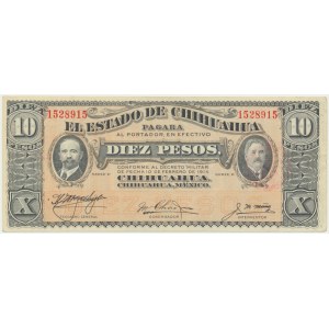 Mexique, 10 pesos 1915