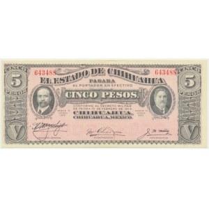 Mexico, 5 Pesos 1915