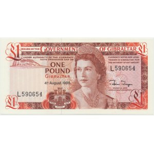 Gibraltar, 1 Pound 1988
