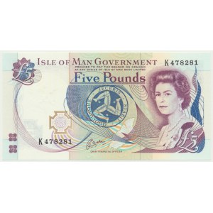 Isle of Man, 5 Pounds (1991)
