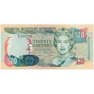 Bermuda, 20 Dollars 2000