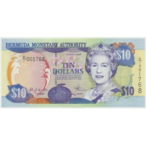 Bermuda, 10 Dollars 2000