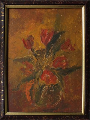 Jerzy Ficiński, Tulipany w wazonie