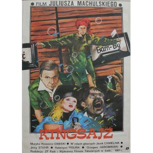 Plakat do filmu „Kingsajz” w reż. Juliusza Machulskiego,