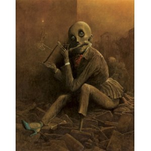 Zdzislaw Beksinski, WITHOUT TITLE, 1971