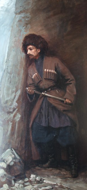 Stanisław Fabijański (1865 Paryż - 1947 Kraków), Czerkies, 1898