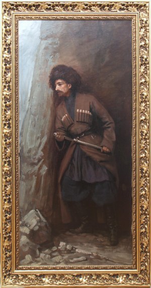 Stanisław Fabijański (1865 Paryż - 1947 Kraków), Czerkies, 1898