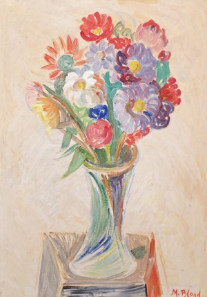 Maurice Blond (1899 Łódź - 1974 Clamart), Kwiaty w wazonie