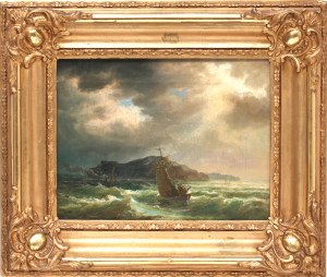 Artysta nieokreślony (XIX w.), Pejzaż morski