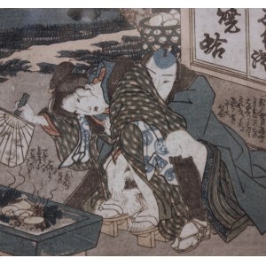 Kunisada Utagawa (1786-1864), Scena erotyczna