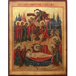 Ikona Zdjęcie z krzyża i Złożenie do grobu
