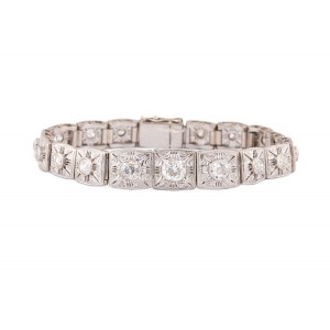 Bracelet with art déco diamonds