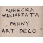 Małgorzata Rusiecka (geb. 1988), Art-Déco-Jungfrauen, aus der Serie 'Grazien' , 2022