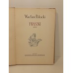 [BEREZOWSKA] POTOCKI Wacław - FRASZKI Il. BEREZOWSKA Wydanie 1