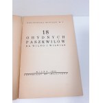 18 OHYDNYCH PASZKWILÓW NA WILNO I WILNIAN, Wilno 1934r.