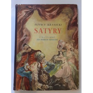 KRASICKI Ignacy - SATYRY Ilustracje SZANCER, Wyd.1952r.