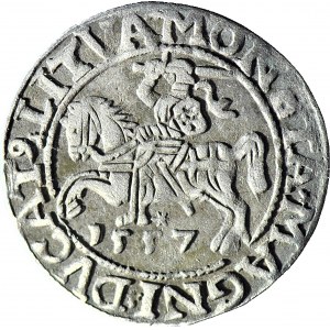 Zygmunt II August, Półgrosz 1557, Wilno