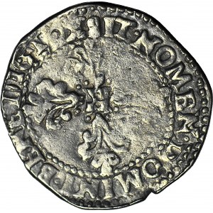 R-, Henryk Walezy, Król Polski, 1/2 Franka 1589