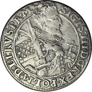 Zygmunt III Waza, Ort 1621, Bydgoszcz PR:M+, rzadki