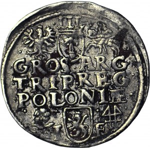 Zygmunt III Waza, Trojak 1595, Wschowa, SIG III, data w otoku