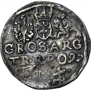 R-, Zygmunt III Waza, Trojak Lublin 1597, rzadki