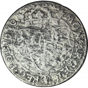 R-, Jan II Kazimierz, Szóstak 1656 IT, Okupacja Krakowa, duża głowa