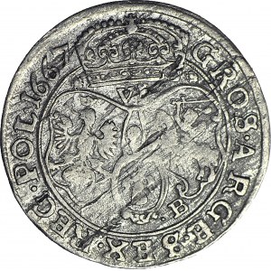 R-, Jan Kazimierz, Szóstak 1667 TLB, Bydgoszcz, SUE