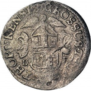 R-, August III, Trojak 1763 Toruń, R2