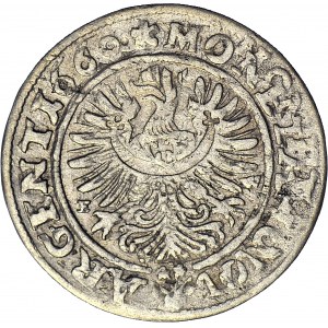 RR-, Śląsk, Ludwik IV Legnicki, 3 krajcary 1660 (16600), BRZEG, BŁĘDY PISOWNI