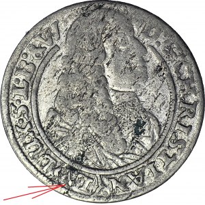 R-, Schlesien, Chrystianische Walachei, 6 krajcars 1665, BRZEG, seltene Stückelung, EIN JAHR der Prägung!