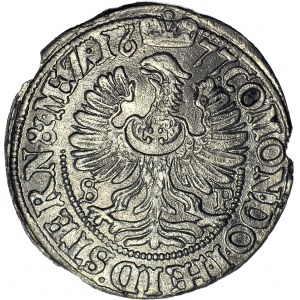Śląsk, Księstwo Oleśnickie, Sylwiusz Fryderyk, 3 krajcary 1677 SP, Oleśnica