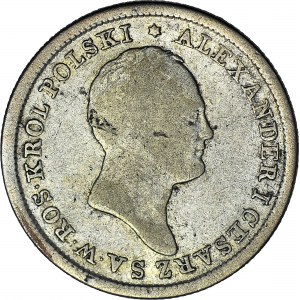 R-, Königreich Polen, Alexander I., 2 Zloty 1823 IB