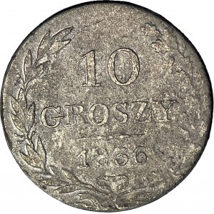 Królestwo Polskie, 10 groszy 1836, rzadszy rocznik