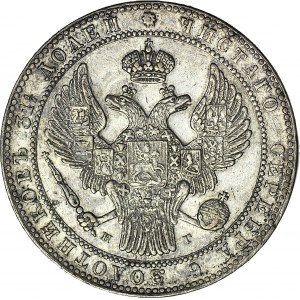 Zabór Rosyjski, 10 złotych = 1 1/2 rubla 1833, NG, Petersburg, PIĘKNE