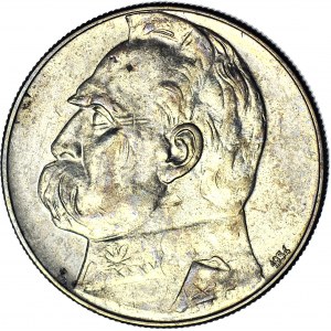 10 złotych 1934, Piłsudski, ORZEŁ STRZELECKI