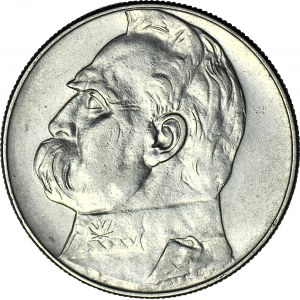 10 złotych 1937, Piłsudski