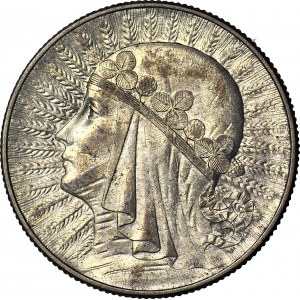 5 złotych 1933, Głowa, mennicza