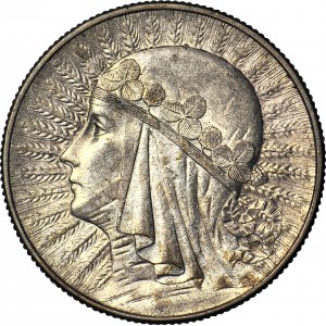 5 złotych 1933, Głowa, piękna